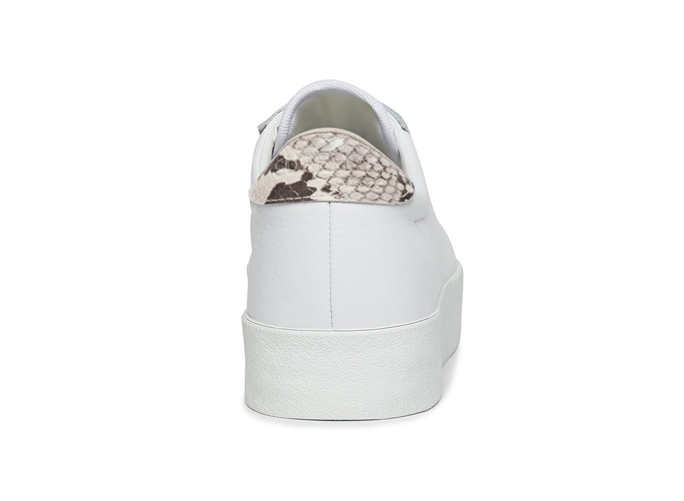 Superga Platform Womens - 2854 Club 3 Leasnakew - White - LTOVR5792